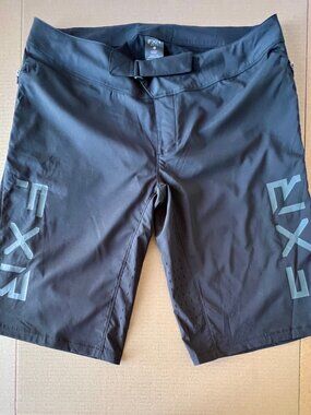 FXR Men's Revo Shorts, Mountain Bike or Motocross, Black, Size 40, EC